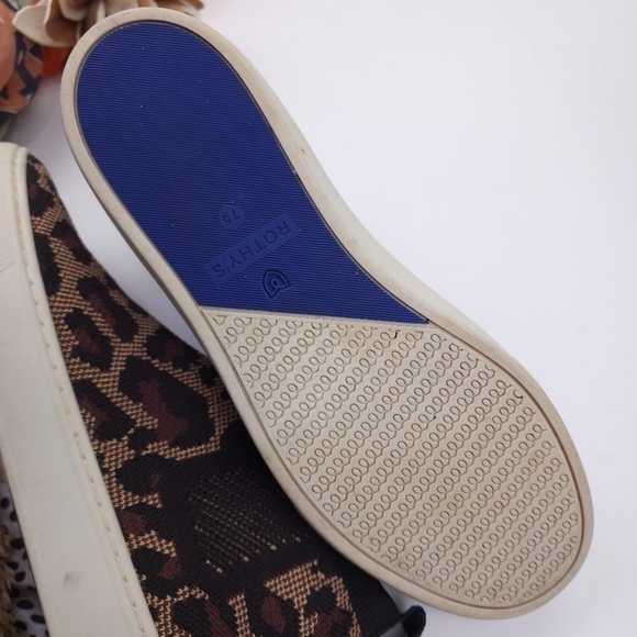 ROTHY'S Leopard High Top Loafers sz 7.5 - Picture 5 of 8